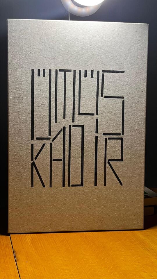 İsme Özel Hediyelik Kanvas Tablo