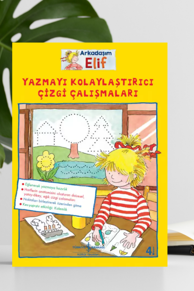 Arkadaşım Elif – Yazmayı Kolaylaştırıcı Çizgi Çalışmaları