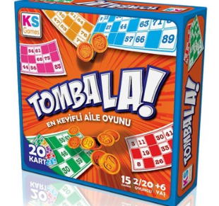 Tombala Eğlenceli Aile Oyunu 2-20 Oyuncu İçin 20 Kartlı Klasik Oyun