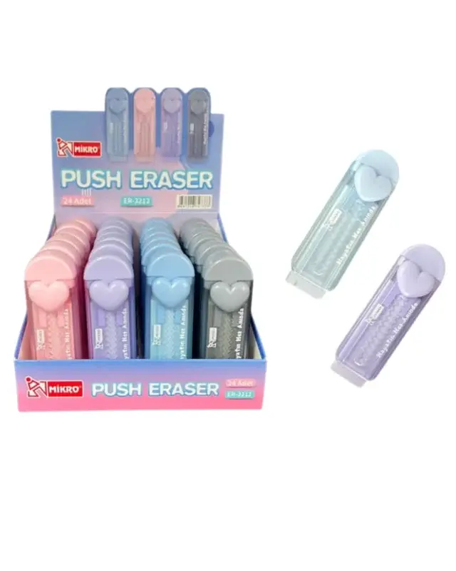 Mikro Push Eraser Silgi